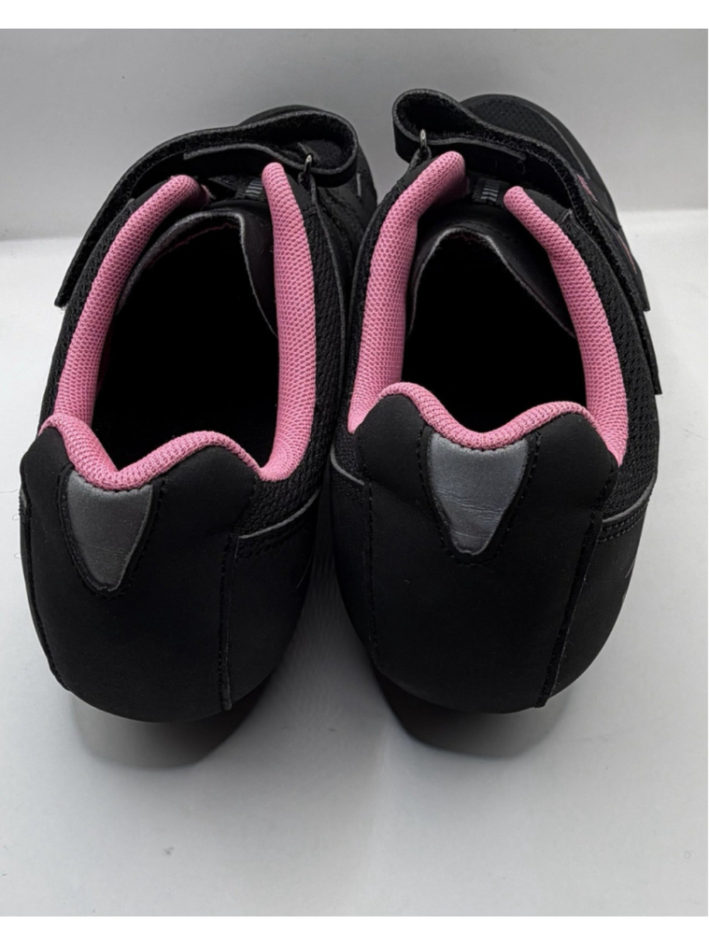 Venzo MX Cycling Bicycle Bike Shoes Strap Black Pink Womens Size 8 Mens 9.5 - Picture 3 of 9